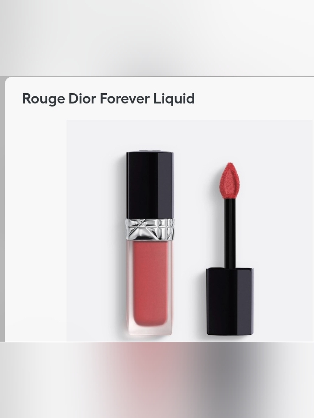 Dior - Rouge Dior Forever Liquid Lipstick #558 Forever Grace - BNIB
